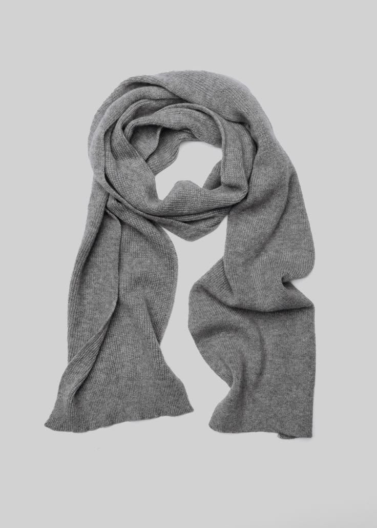 Cinder scarf, brushed alpaca blend